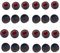 12 Pairs Silicone Earbud Tips, 3 Different Size (S/M/L),Replacement Earbuds, Replacement Earphone Tips, Earbud Noise Isolation Cover.