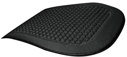 JMORCO Sitzbezüge Auto Sommer Kühlung Sitzkissen Atmungsaktive Autositzbezüge Bump Massage Autos Sitzbezug Universal Seat Protector Pad(Front Seat Black)