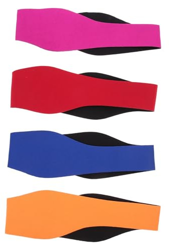 Sosoport Diadema De Natación Para Mujer De Orejas Diadema De Ducha Neopreno 4 Colores Cómoda Impermeable