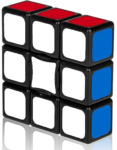 Speed Cube1x3x3, 3D Puzzle Magischer Würfel Klassisch Stickerlos, Magic Cube Ideales Knobelspiel für Erwachsene und Kinder，Einfaches Drehen & Glatt Spiel & Lebendige Farben
