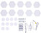 Eujgoov RGB-LED-Lichtpaneele Zur Wandmontage, WiFi-Synchronisierung, Party-RGB-Hex-Wandleuchte, Gaming-Musiksteuerung