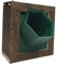 JISADER Macetero Vertical de Pared, macetero de Pared Interior, Maceta de autorriego, Maceta con Marco de Madera para jardinería