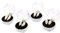 VICASKY Set of 4 Boxed Fangs for Halloween Costumes Parties Vampire False Props Non-toxic Res