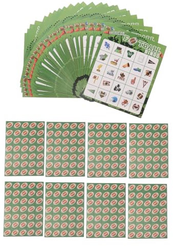 Warmhm Fußball-trinkspiel Mit Papierfußballspiel Fußball-Spielkarten Für Partys Fußball-Dekoration Für Zuhause Und Party Fußball-gastgeschenke Sportspielkarten Für Sport-Partys