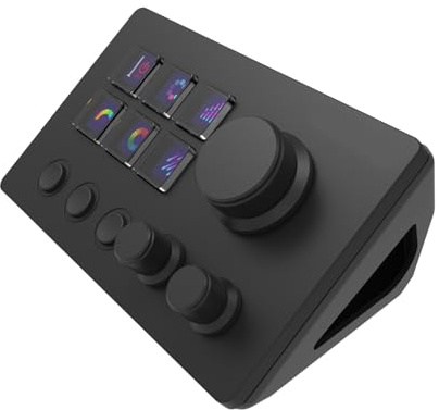 UncleS 12 Taste Tastatur Mit LED Beleuchtung Perfekt Für Stream Control Deck Tastatur Für Videobearbeitungs Und Soundsteuerungsaufgaben Anpassbare Taste