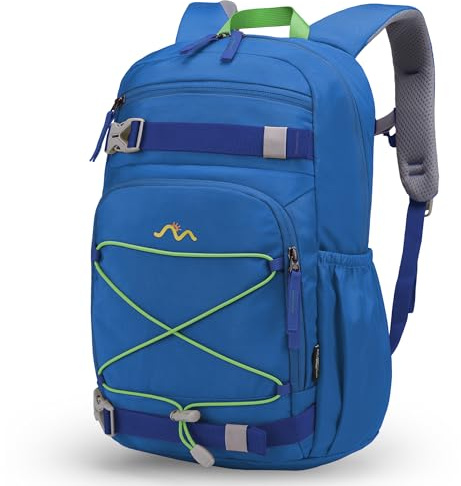 Mountaintop 18L Kinderrucksack Mädchen Jungen für Schule Wandern | Schulrucksack Schultasche mit Brustgurt für 6-12 Jahre Rucksack Kinder Wandern Outdoor