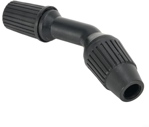 Spray Nozzle Replacement, Adjustable Fan Shape Nozzle for Garden Sprayers, Watering and Cleaning, Plastic and Rubber, 4-Pack (1pc)