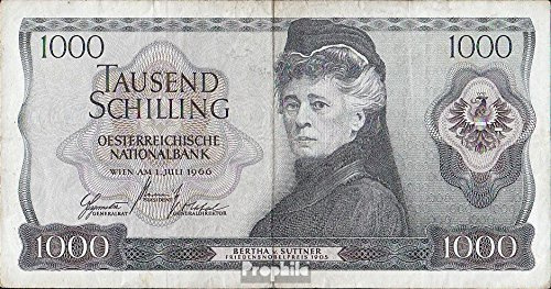 Österreich Kat-Nr.: 279 (147a) gebraucht (III) 1966 1.000 Schilling (Banknoten für Sammler)