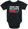 MoonWorks lustiger Baby-Body Windel Wird beladen Bio-Baumwolle Kurzarm Aufdruck schwarz 0-3 Monate