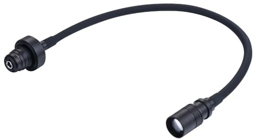 Ecoll Forum Flexibler Aufsatz für Inspektionsleuchte (Fiberoptikaufsatz für Taschenlampen Zubehör Flex Maschinenlampe Maschinenleuchte) Leuchtstärke: 200 lm