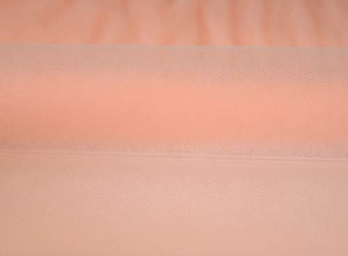 Tulle souple SAUMON mariage largeur 300 cm au metre robe tutu deco