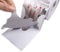 BeautyLeader 500Pcs Nail Form, Nail Art Guide Stickers for Acrylic UV Gel Nail Tips Manicure Extension Tool (1 Roll / 500 PCS - Sliver)