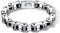 LAFATINA Pulsera de Cadena de Eslabones para Hombre Acero Inoxidable para el Día del Padre, Pulsera de Cadena Masculina para Bicicleta