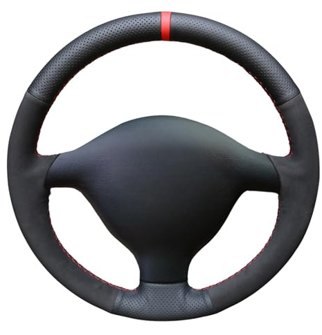 MEWANT Lenkradbezug für Volkswagen VW Golf 4 (IV) 1997-2004/ Passat B5 1997-2002/ Passat Variant 1997-2004/ Polo 1999-2001/ Bora 1998-2005/ Sharan 2005/ Seat Leon MK1/ Toledo/Skoda Fabia 1