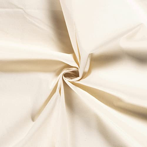 Nesselstoff Meterware natur - Rohnessel - Baumwolle uni - Baumwoll Nessel - günstiger Baumwoll Stoff - Baumwollstoff natur - Naturstoff - Nesselgewebe - 50 x 160 cm