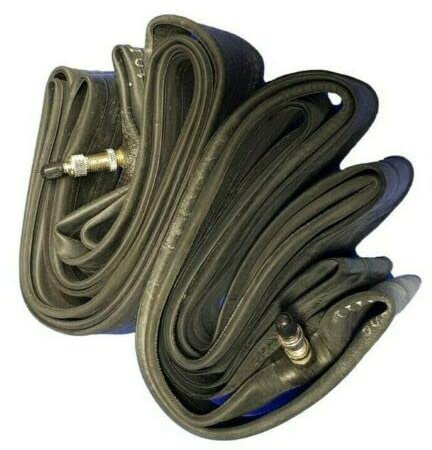 Pair 26 X 1 1/4 x 1 3/8 Dunlop Valve Inner Tubes Woods Valve For Roadster Bikes