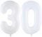 DIWULI Luftballon 30 Geburtstag - Zahl Deko Geburtstag