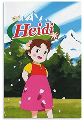 Heidi, ein Mädchen der Alpen, Anime-Druck, Clara Sesemann, Wandkunst, Poster, Heimdekoration, Bild, Leinwand, Malerei, Poster, 40 x 60 cm