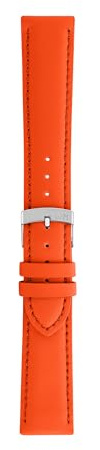 Morellato Cinturino per Orologi da Uomo in Pelle, Arancione, Modello Grafic, Collezione Essential