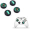 DLseego Daumengriff-Kappen-Design für NS Pro/PS5/PS4/Xbox-Konsole, analoger, weicher TPU-Controller, Schutzgriff, rutschfest, japanische Amin-Abdeckungen, 4 Stück, Joystick-Kappen, Ritterschwert