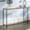 [en.casa] Konsolentisch Kronoby Sideboard 80 x 100 x 30 cm Flurtisch Beistelltisch Büro Wohnzimmer Industrial Schwarz/Holzoptik