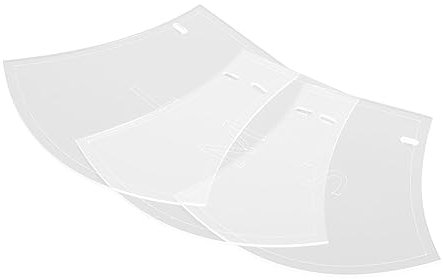 NUOBESTY 3 Stück Maskenvorlage Nähschablonen Gesichtswerkzeuge Diy-Nähschablone Schnittmuster Vorlage Diy-Werkzeuge Maskenherstellungszubehör Nähzubehör Abdeckung