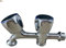 BricoLoco.com Grifo doble salida lavadora y lavavajillas para pared. 1/2” x 3/4” x 3/4. Convierte una toma de agua en dos, con llaves independientes para electrodomésticos, mangueras, riego. (1)