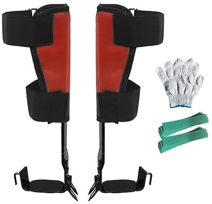 Baumklettern, Edelstahl Baumkletterspikes, Klettern Bäume Artefakt, Mit Kletterspikes Und Knöchelriemen Kletterausrüstung Kletterer Baumstacheln, Zum Obstpflücken, Jagen, Holzeinschlag