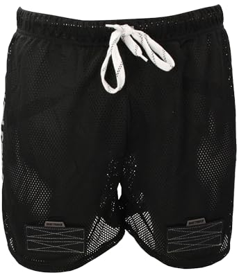 Instrike Loose Jock Short Senior für Erwachsene - Tiefschutz mit Mesh Short für Hockey mit eingebautem Tiefschutz Atmungsaktiv (SR L)