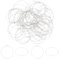 UNICRAFTALE 100pcs Boucles D'Oreilles Créoles Acier Inoxydable 50mm Breloques en Verre à Vin Anneaux de Boucles D'Oreilles Anneaux de Perles Cerceaux Ouverts pour Fabrication de Boucles D'Oreilles