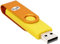 Lisher USB Mini Memory Stick 32 GB USB 2.0 Flash Drive OTG for PC Practical Yellow