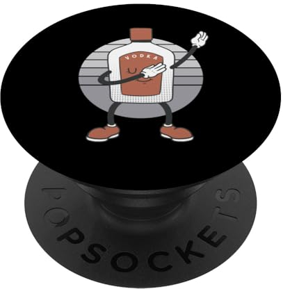 Dabbing Vodka Flasche Wodka saufen für Alkohol Trinker PopSockets mit austauschbarem PopGrip
