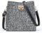 KALIDI FANCY FOREST Kleine Umhängetasche Damen, Leder Crossbody Bag Damen, Stylische Handtasche mit Verstellbarem Gurt,Schwarz