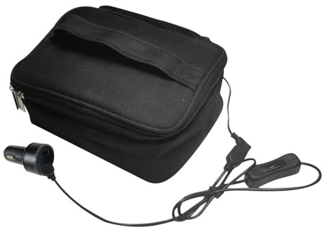 Lunch Bag Food Storage for Men Women Adults and Kids, Portable Thermal Insulated Cooler Bag, Compact Lunch Box | USB Powered Food Warmer | Heating Lunch Box USB, USB Hot Lunch Container for Adults