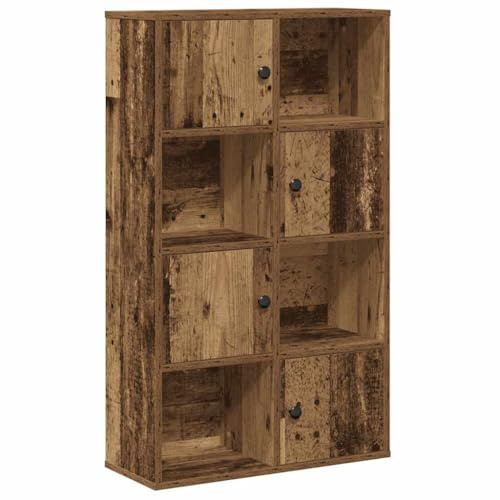 vidaXL Bücherregal Altholz-Optik 60x24x101,5 cm Holzwerkstoff, Bücherschrank, Lagerregal, Regal, Lagerschrank, Schrank, Aufbewahrungsschrank