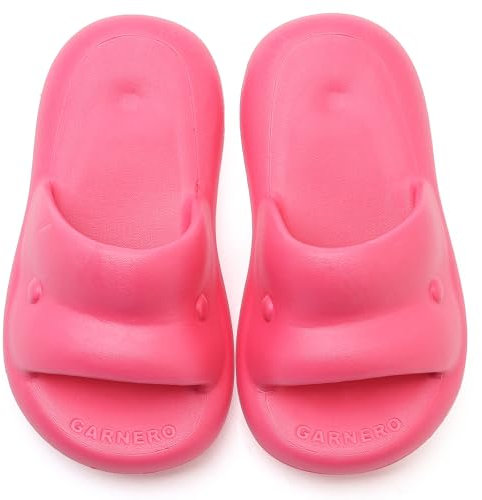 Vunavueya Donna Ciabatte Slide da Spiaggia Uomo Pantofole da Mare Infradito Piscina Estive Scarpe Sandali a Punta Aperta Rosa Rose 36/37 EU