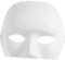 FUNNETOYU Masque de Peinture DIY pour Homme Masque Portrait Accessoire pour Costumes Carnaval et Activités Pédagogiques