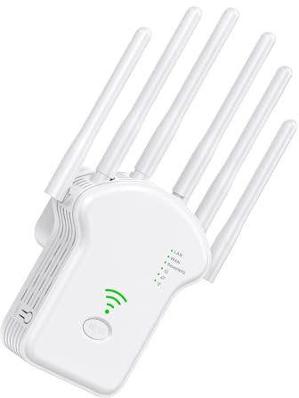 WLAN Verstärker Für Internet | Reichweiten Verstärker Mit Großer Abdeckung - Hochgeschwindigkeits WLAN Repeater Für Keller Wohnung Arbeitszimmer Wohnzimmer