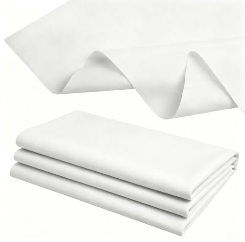 75x200cm White Fusible Interfacing Fabric Iron On Interfacing Medium Weight | Non Woven Single Sided Iron On Interfacing For Sewing Quilting Crafting Shirts Collars Cuffs Dress Making Waistbands