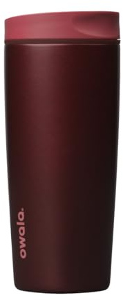 Owala SmoothSip Slider - Stainless Steel - 20-oz. - Red (Black Cherry) (Amazon) (A7)
