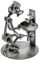 STEEMO Schraubenmännchen Klempner Handwerker Geschenk Metall-Deko 10x10x13 cm