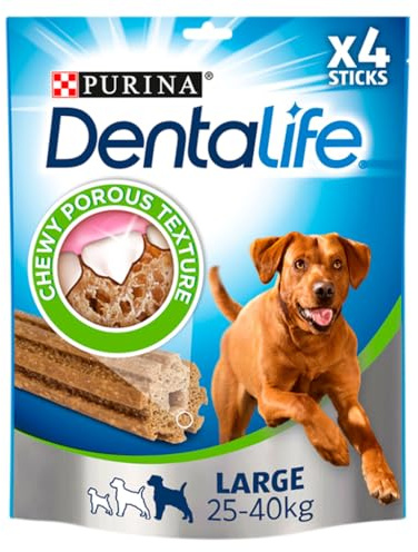 Purina Dentalife Large Dogs, Treats for Dental Care , 4 Sticks