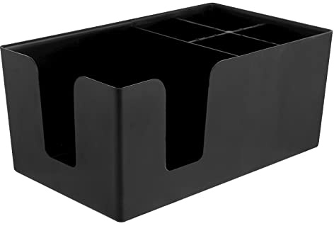 PIAZZA Aufbewahrungsbox Bar schwarz aus Kunststoff