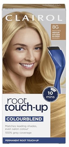 Clairol Root Touch-Up Permanente Haarfarbe, 8 g, Mittelgoldblond, 1 Stück (1 Stück)