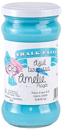 Amelie Prager 280-39 Pintura a la Tiza, Azul Turquesa, 280 ml