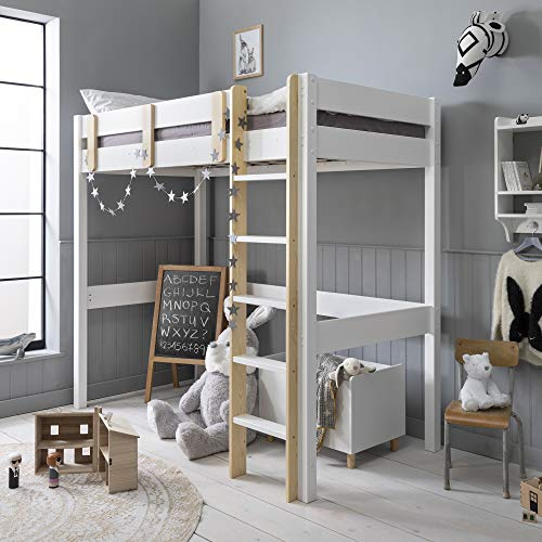 Noa and Nani Una Highsleeper Cabin Bed in Classic White