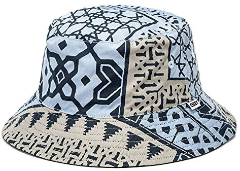 Obey Bandana Bucket Hut Reversible Hat navybandana Black (navybandana Black)