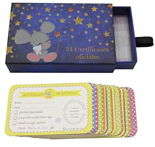 Qué Kawaii® COMPLEMENTOS MÁGICOS!! puerta ratoncito Pérez: Caja + 24 certificados oficiales para comprobar validez diente caído.