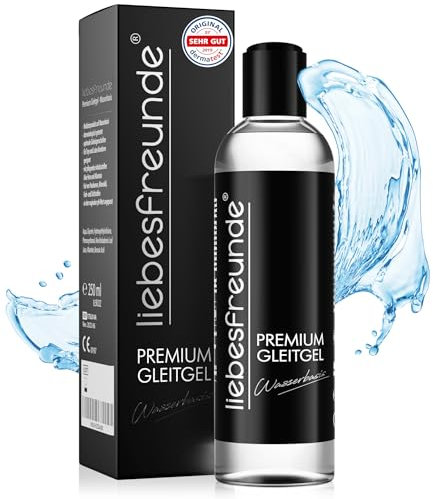 Liebesfreunde® Gleitgel - extra geschmeidig - Gleitmittel ohne Parabene, 250 ml