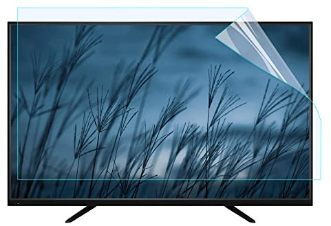 CUNIO 50-75 inch TV Screen Protector, Anti Blue Light Relieve Eye Strain Matte Anti-Scratch LCD Display Protector Film for Sony, Samsung, TCL, Sharp etc / 60in 1338x756mm
